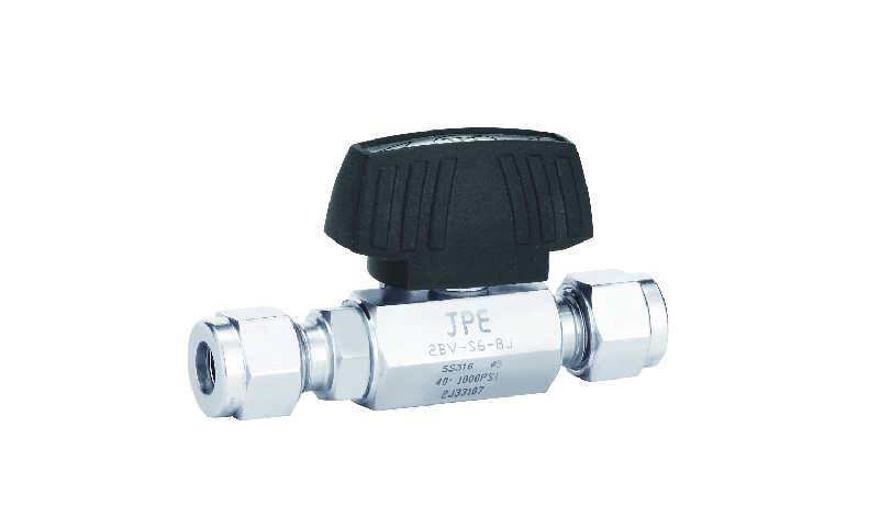 SS316L JPE 两片式球阀1/2"卡套 1000PSIG